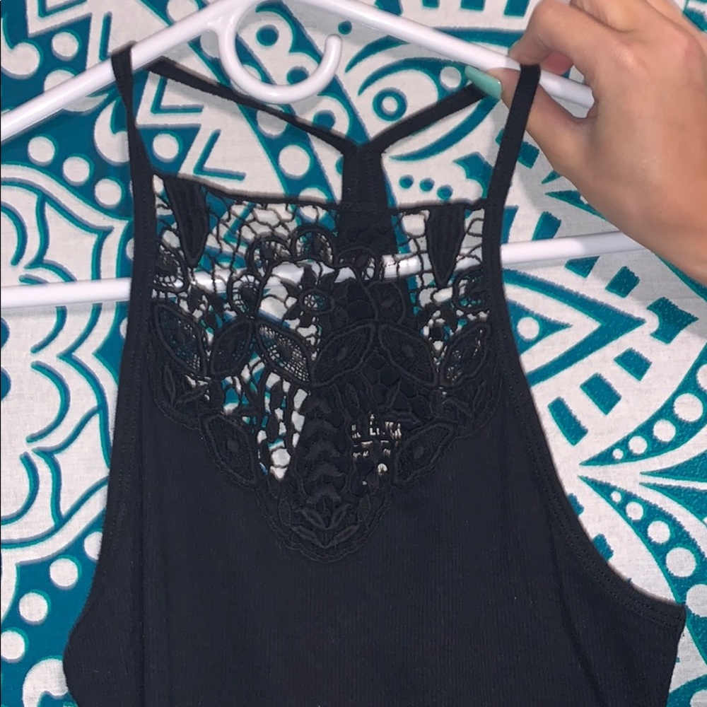 Hollister tank top lace